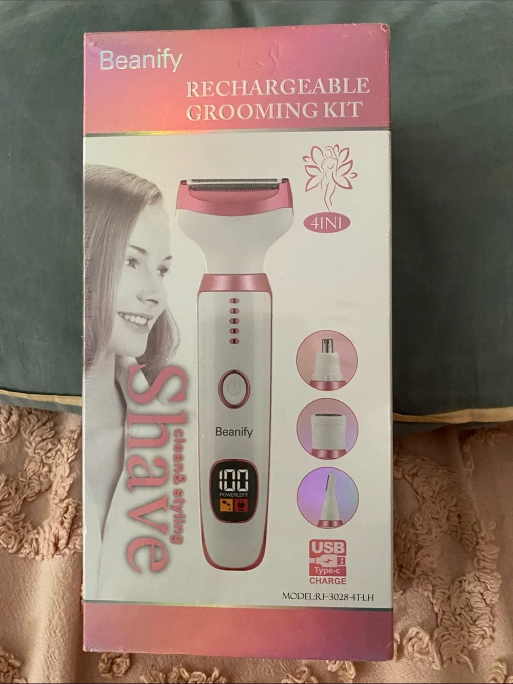 Rechargeable Women's Grooming Kit - Pink